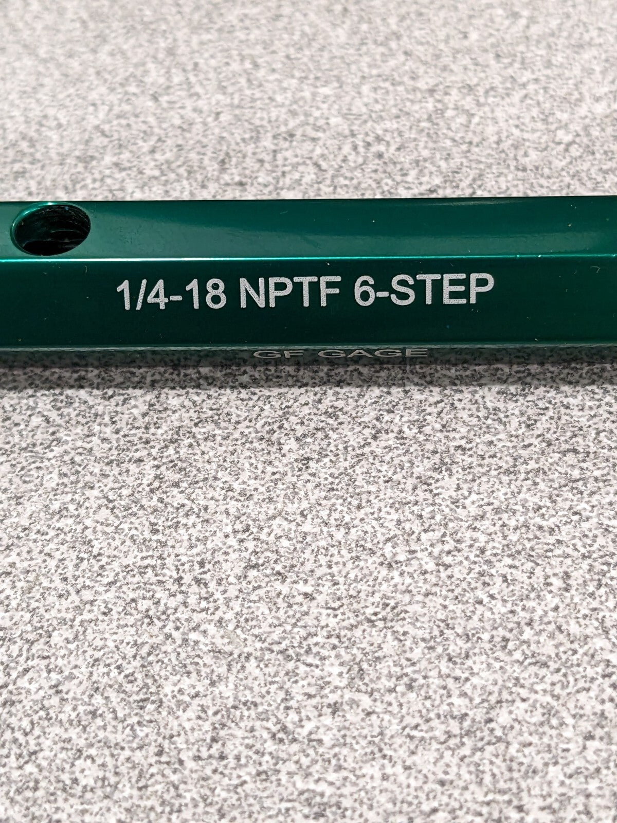 GF GAGE Pipe Thread Plug Gage: Tapered, 1/4-18, Single End 55337539