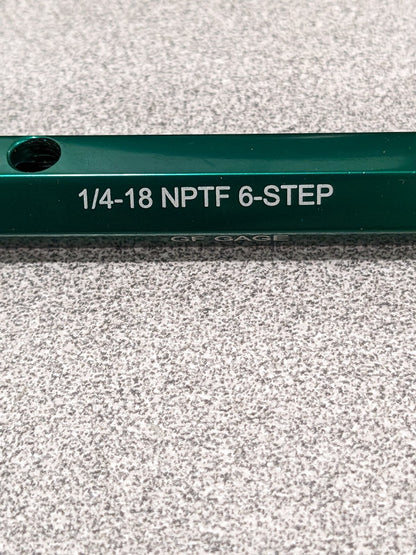 GF GAGE Pipe Thread Plug Gage: Tapered, 1/4-18, Single End 55337539