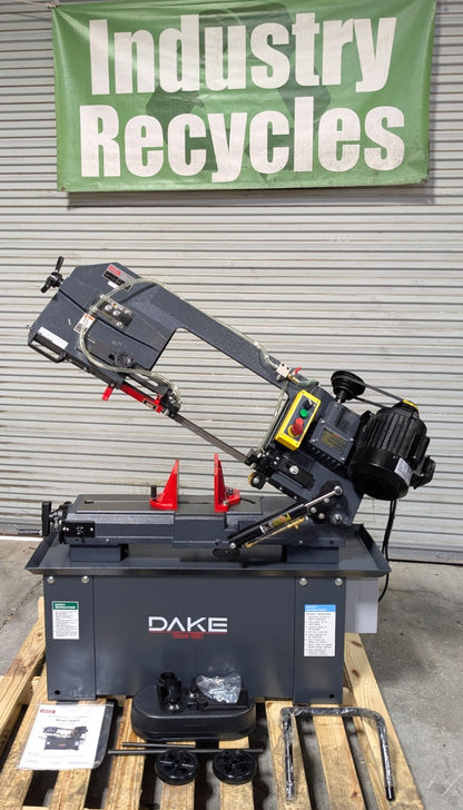 DAKE SE912  9 x 12  Horizontal Bandsaw 110v  1HP  Step Pulley  *Scratch & Dent*
