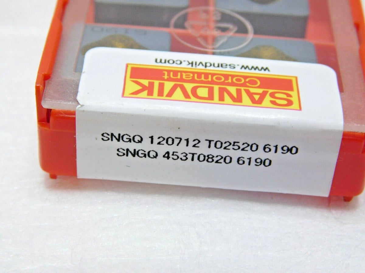 Sandvik Coromant Ceramic Turning Inserts SNGQ120712T02520 6190 Qty 10 5782749