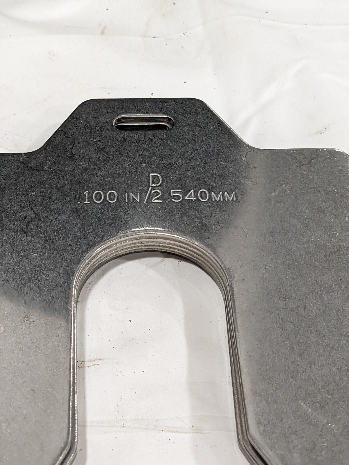 Maudlin Metal Shim Stock: Slotted, 0.1000" Thick, 5" L, 5" W Qty