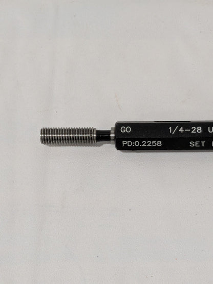 SPI Truncated Taperlock Gage: 1/4-28 UNF, Go & No Go, 2A 23-154-8