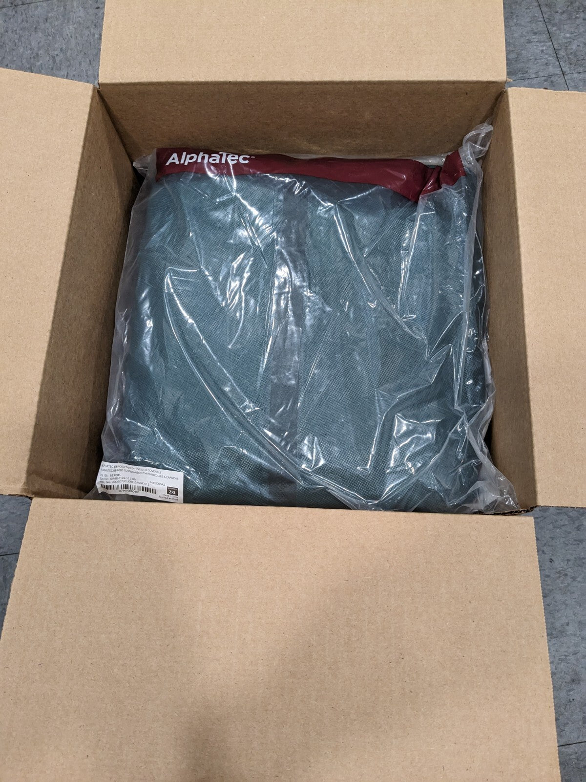 Ansell Disposable Chemical Coveralls Sz 2XL Qty 5 GR40-T92-111-06 NO MASK