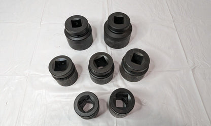 Proto 7 Pcs Impact Socket Set 1" Drive 6PT 1-1/16" to 2-3/16" J76103 INCOMPLETE
