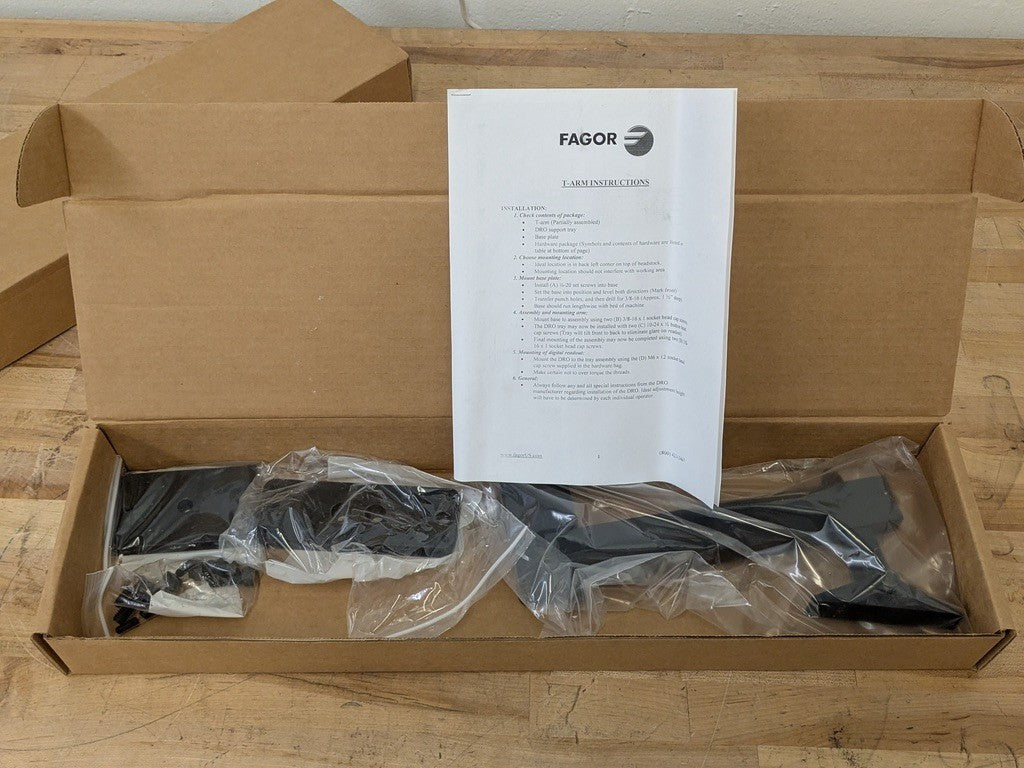 Fagor Digital Readout 2-Axis 60" x 10" Lathe DRO System ProKit T08