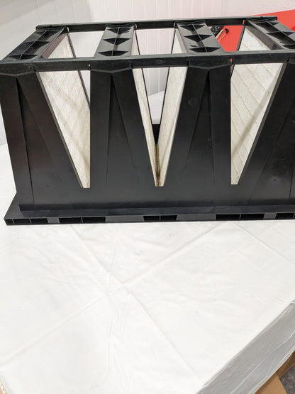 PRO-SOURCE Pleated Air Filter: V-Bank Mini-Pleat, MERV 16 PRO40093-P