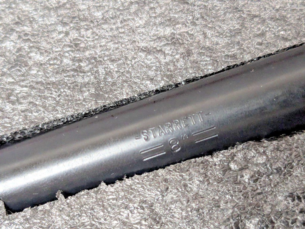 Starrett 6 Piece Mechanical Outside Micrometer Set 6 to 12" Range 72704