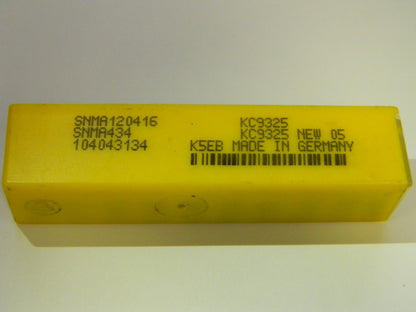 Kennametal Kenloc Turning Inserts SNMA434 Grade KC9325 Qty. 10