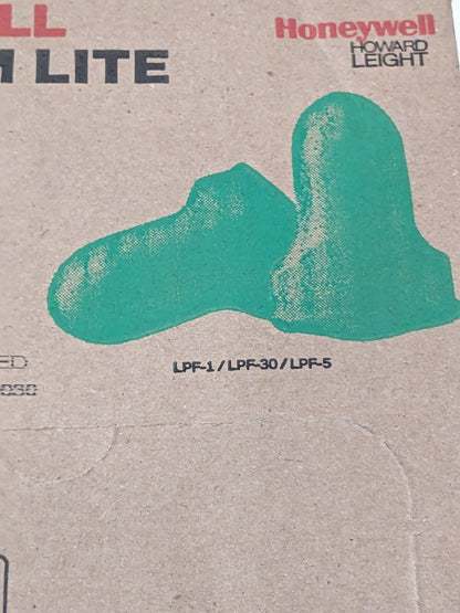 Howard Leight Earplugs: 30 dB, Foam, Contoured, Roll Down, Corded Qty 100 LPF-30