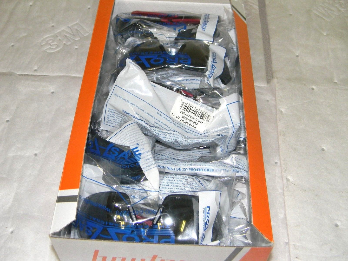 Pro Safe Silver Lenses Anti-Fog Frameless Safety Glasses Qty 12 PS10-36007