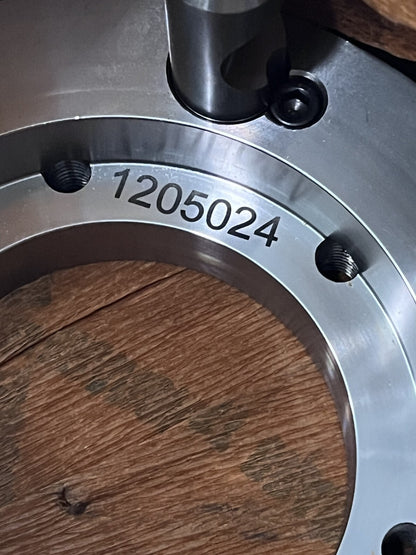 Pratt Lathe Chuck Adapter Back Plate 12" Chuck for Self-Centering Chucks 1205024
