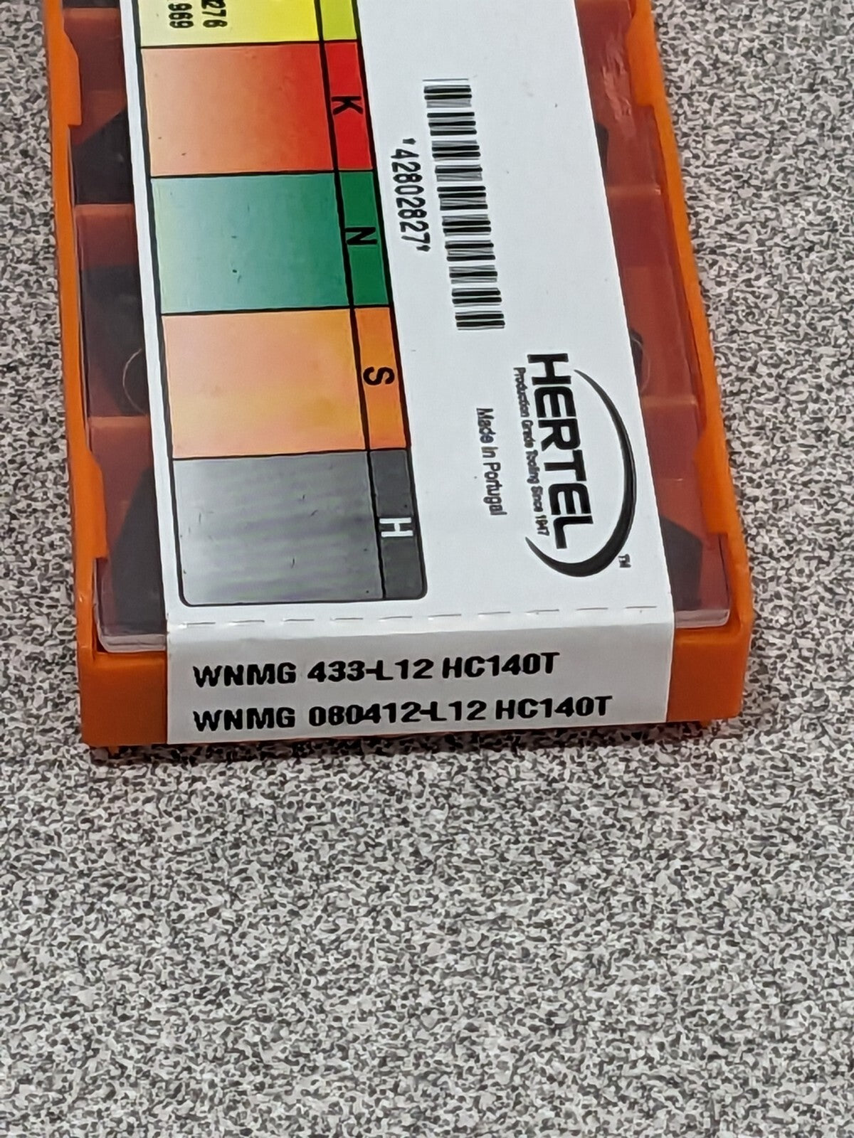 HERTEL Turning Insert: WNMG 433L12 HC140T, Solid Carbide Qty 10 42802827