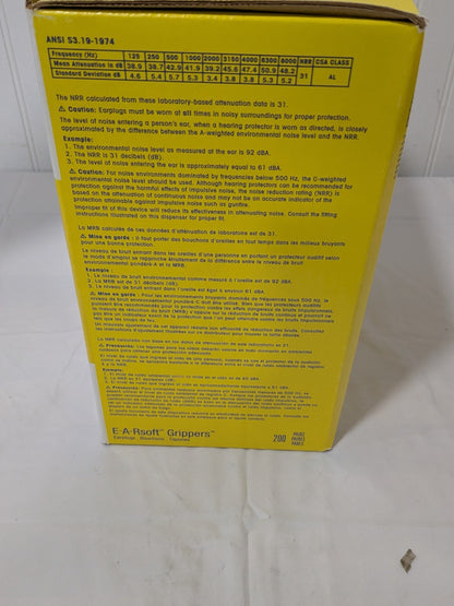 3M Earplugs: 31 dB, Foam, Bullet, Roll Down, Corded Qty 200 7000127654