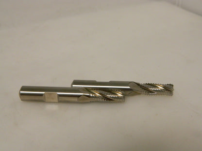 Hertel Cobalt Roughing End Mill 5/16" Dia Coarse 3/4" LOC 3 FL Qty 2 OMC-20010L