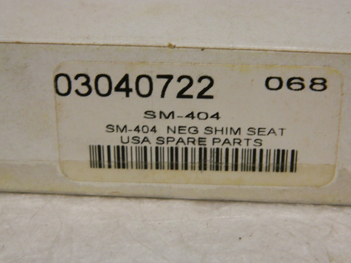 RMC Tooling 1/2" Negative Round Carbide Shim Seats QTY 10 SM-404