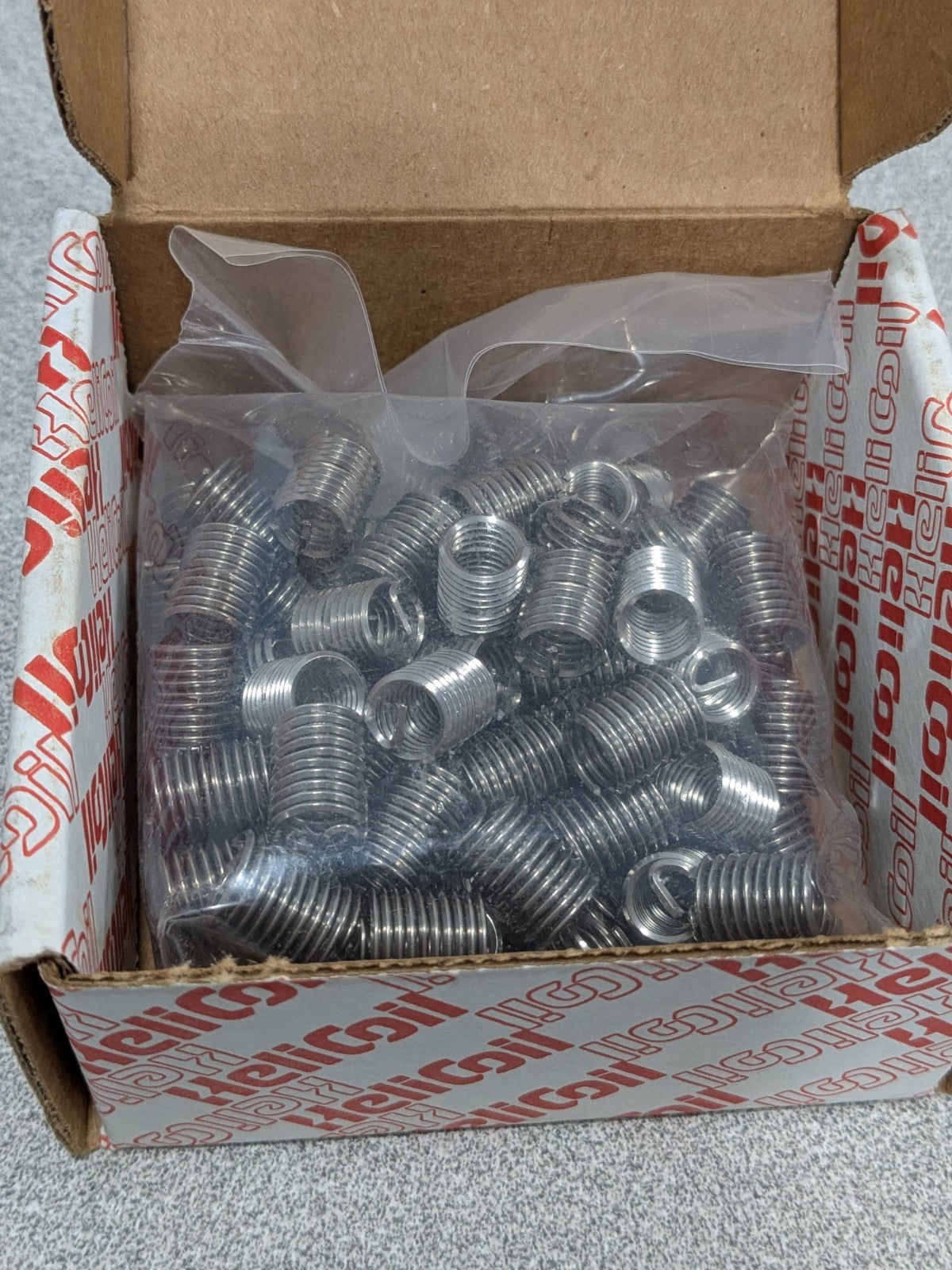 Heli-Coil Free-Running Insert: M8x1.25, 16.00 mm OAL Qty 100 70064522