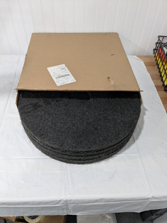 3M Black Stripper Pad 7200, 432 mm x 82 mm, 17 in Box of 5 7000045882