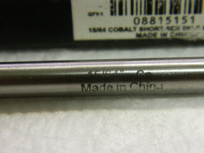 Interstate Interchangeable Pilot Counterbore 15/64" Diam 08815151