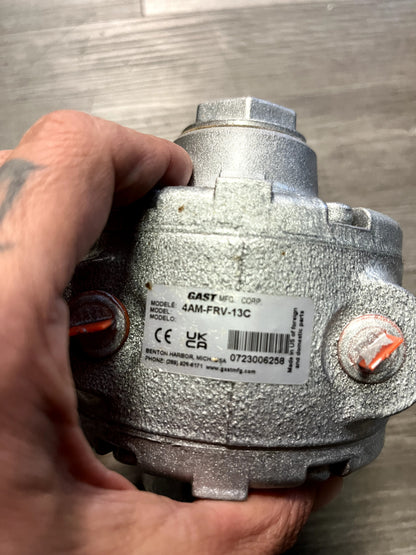 Gast  1-1/2 hp Reversible Foot Air Actuated Motor 4AM-FRV-13C