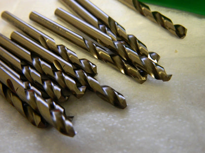 Precision  11/64" 135° Spiral Flute Cobalt Screw Machine Drill Bit QTY 12 0