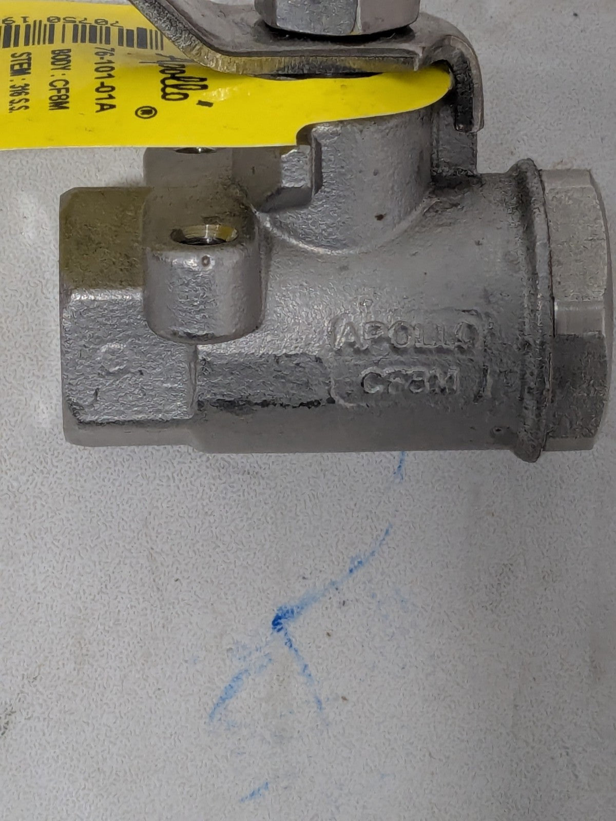 Apollo Standard Manual Ball Valve: 1/4" Pipe FNPT x FNPT 76-101-01A