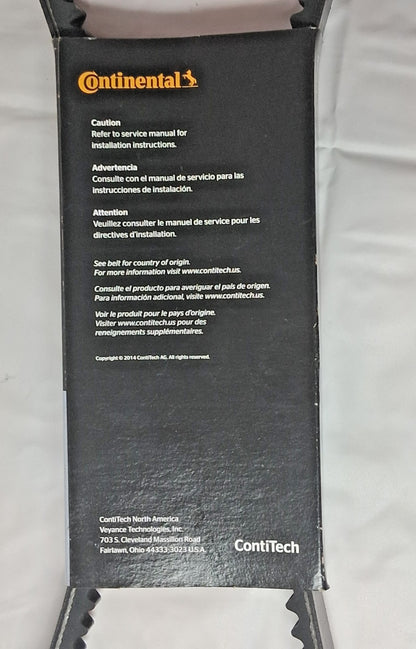 Continental Cogged V-Belt BX 71 in Outside Length Qty 2 BX68