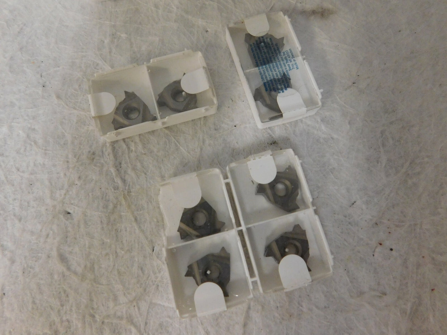 SECO 22NR 4.0ISO H15  Carbide  Thread  Inserts  QTY 8 27754