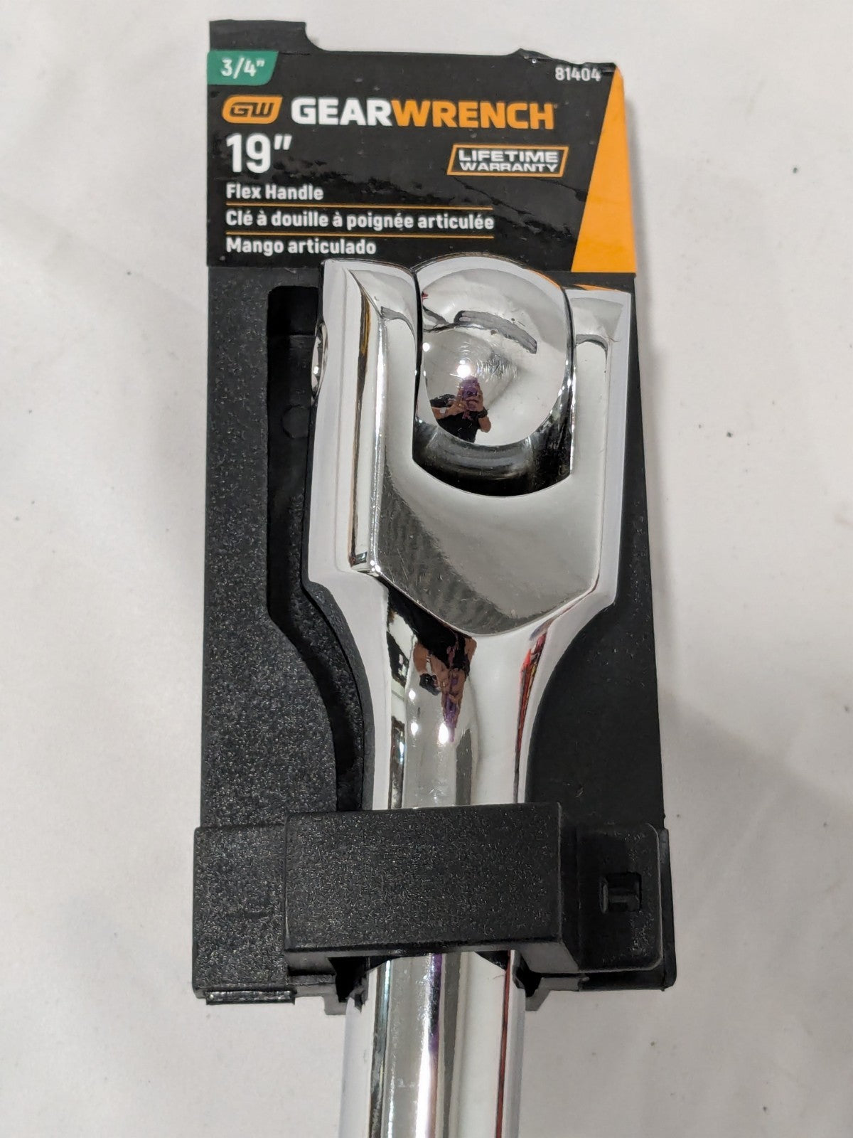 GEARWRENCH 19" Breaker Bar: Polished Chrome Finish 81404