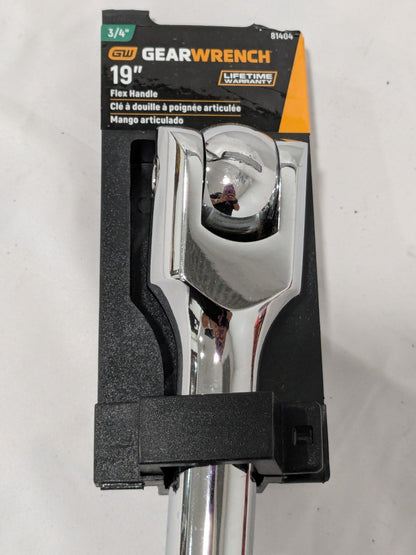 GEARWRENCH 19" Breaker Bar: Polished Chrome Finish 81404