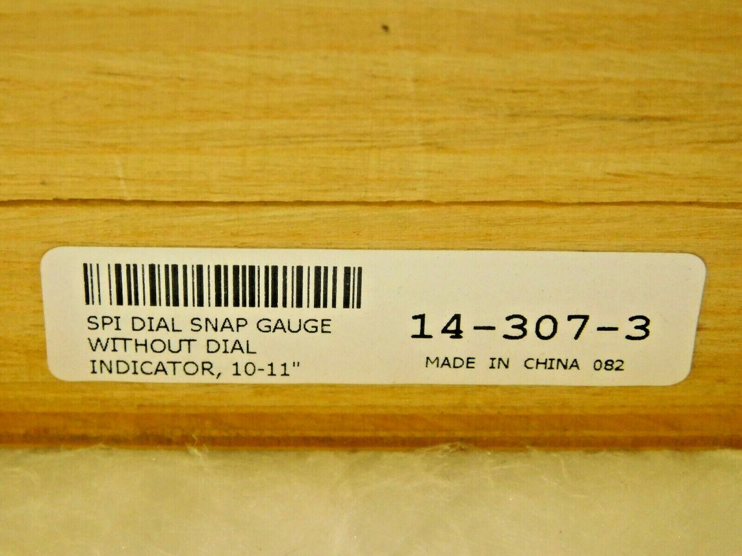 SPI Snap Gauge 10"-11" Range 7/16" x 9/16" Anvils w/o Dial I