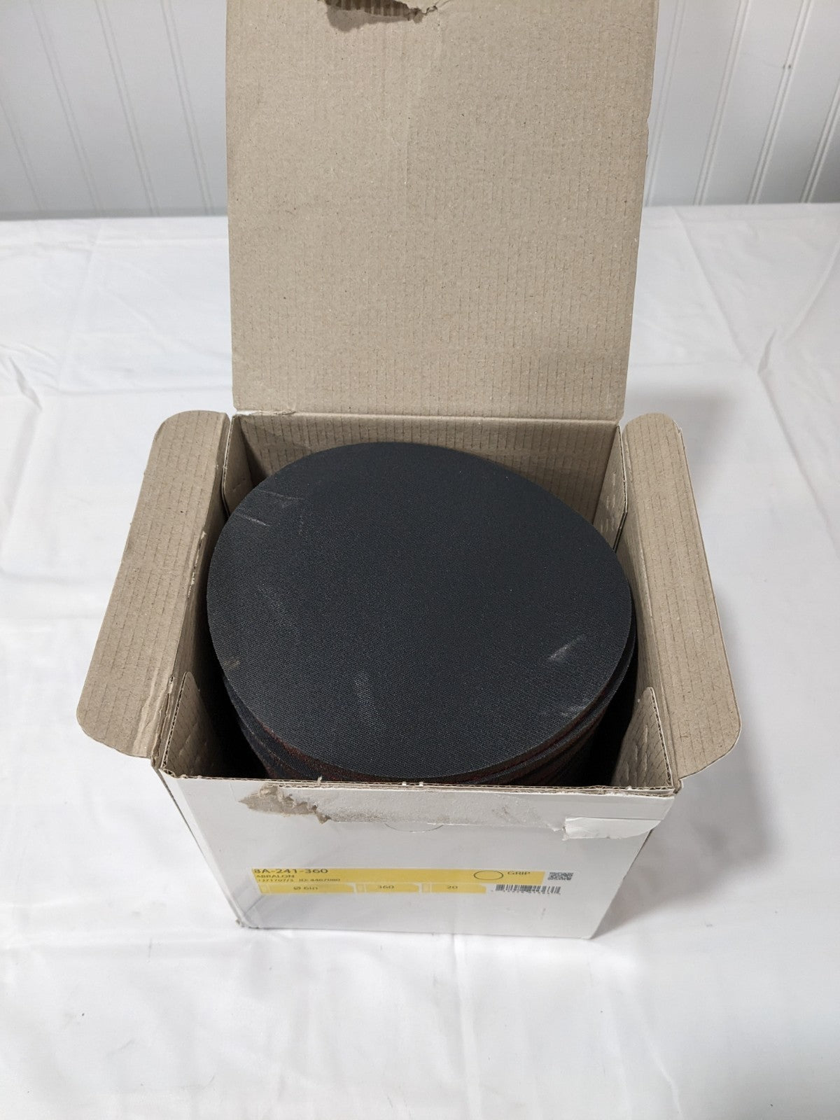 Mirka Abralon 6" 360 Grit Silicon Carbide Hook-and-Loop Discs Qty 20 8A-241-360