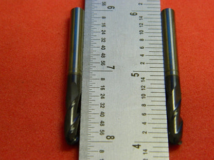 Hertel Ball Nose End Mills 3/16" x 3/4" x 2" 3-Flutes #340964