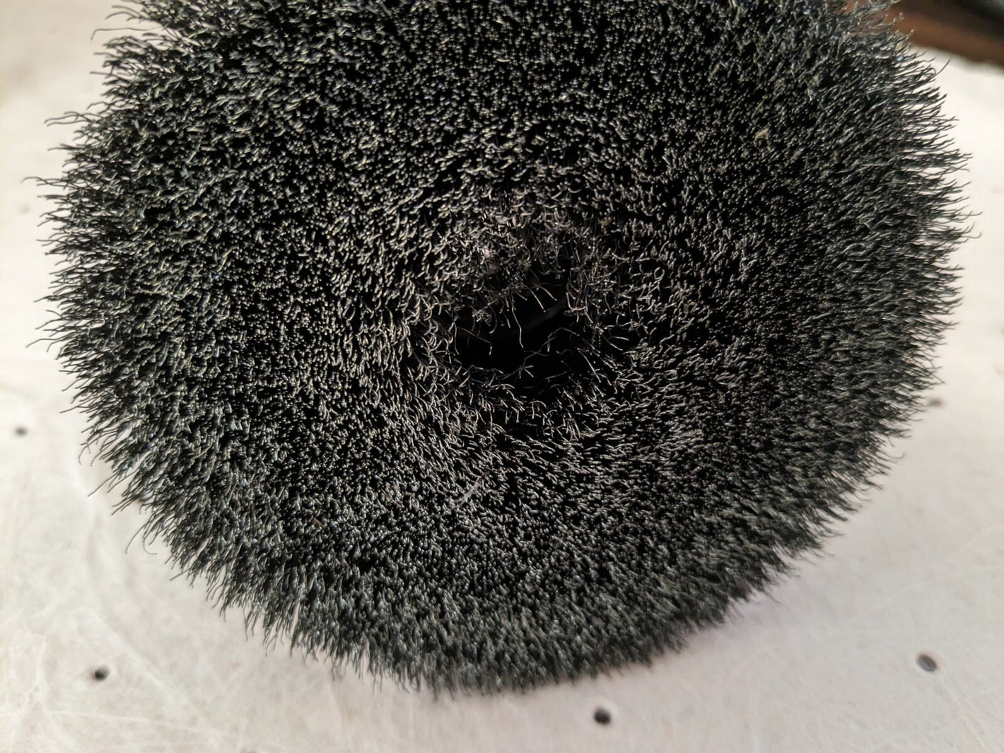 OSBORN Cup Brush: 3-1/2" Dia, 0.006" Wire Dia, Steel, Crimped 0003204000