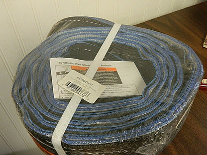 Lift-All Sling  1" x 11FT Reverse eye Polyester Web Sling RE1804TX11