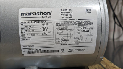 Gast Piston Compressor Pump 1/3 HP 2.4 CFM 100 PSI Max. 12 VDC Parts / Repair