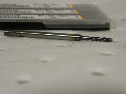 OSG Solid Carbide Micro Drill Bit 1.98mm 140° Point QTY 3 3300198