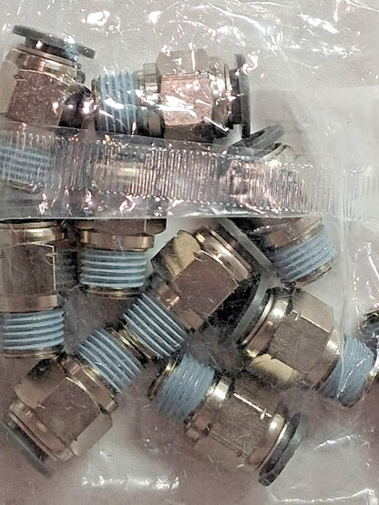 Norgren Push-to-Connect Tubes BSPT Fitting ISO R Connectors QTY10 00350074