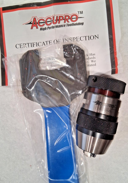 Accupro Drill Chuck JT2 Short Keyless 1/64" to 5/16" Capacity 51233625