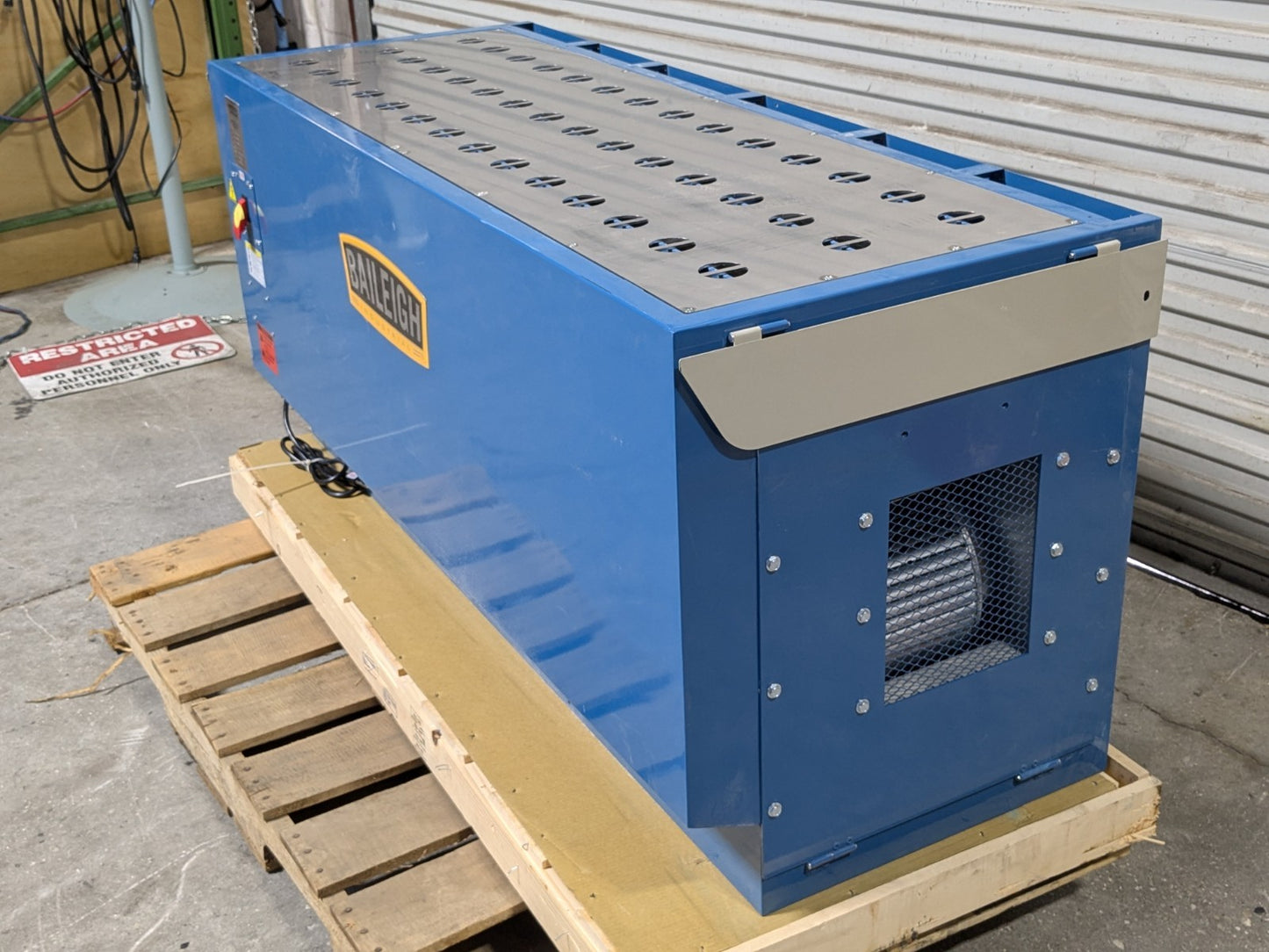 Baileigh Industrial Downdraft Table 59" x 22" Work Area 1790 CFM Dual Motor USED