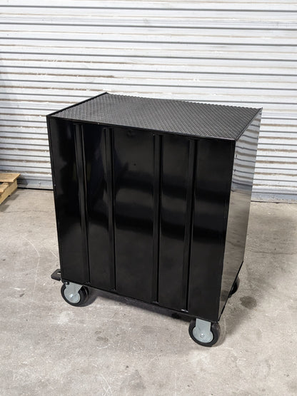 Pro Source 5 Drawer Tool Box Roller Cabinet 33 x 26 x 18 Steel Black