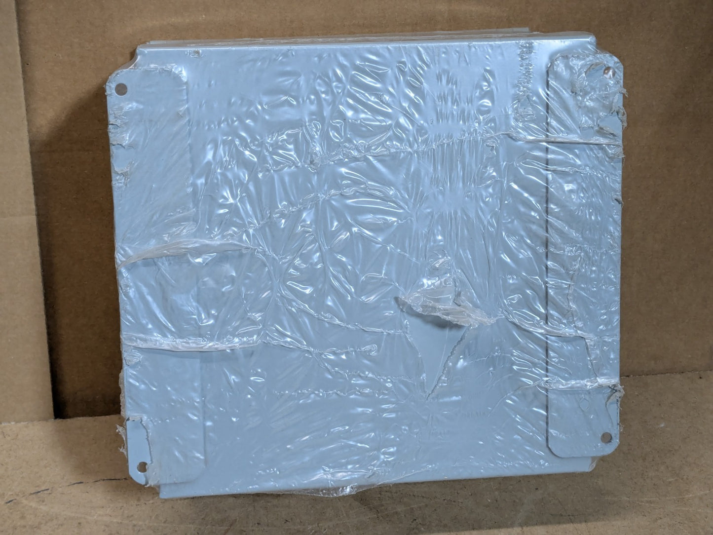Cooper B-Line Continuous Hinge JIC Enclosure Panel 12 x 12 x 6 Steel Gray