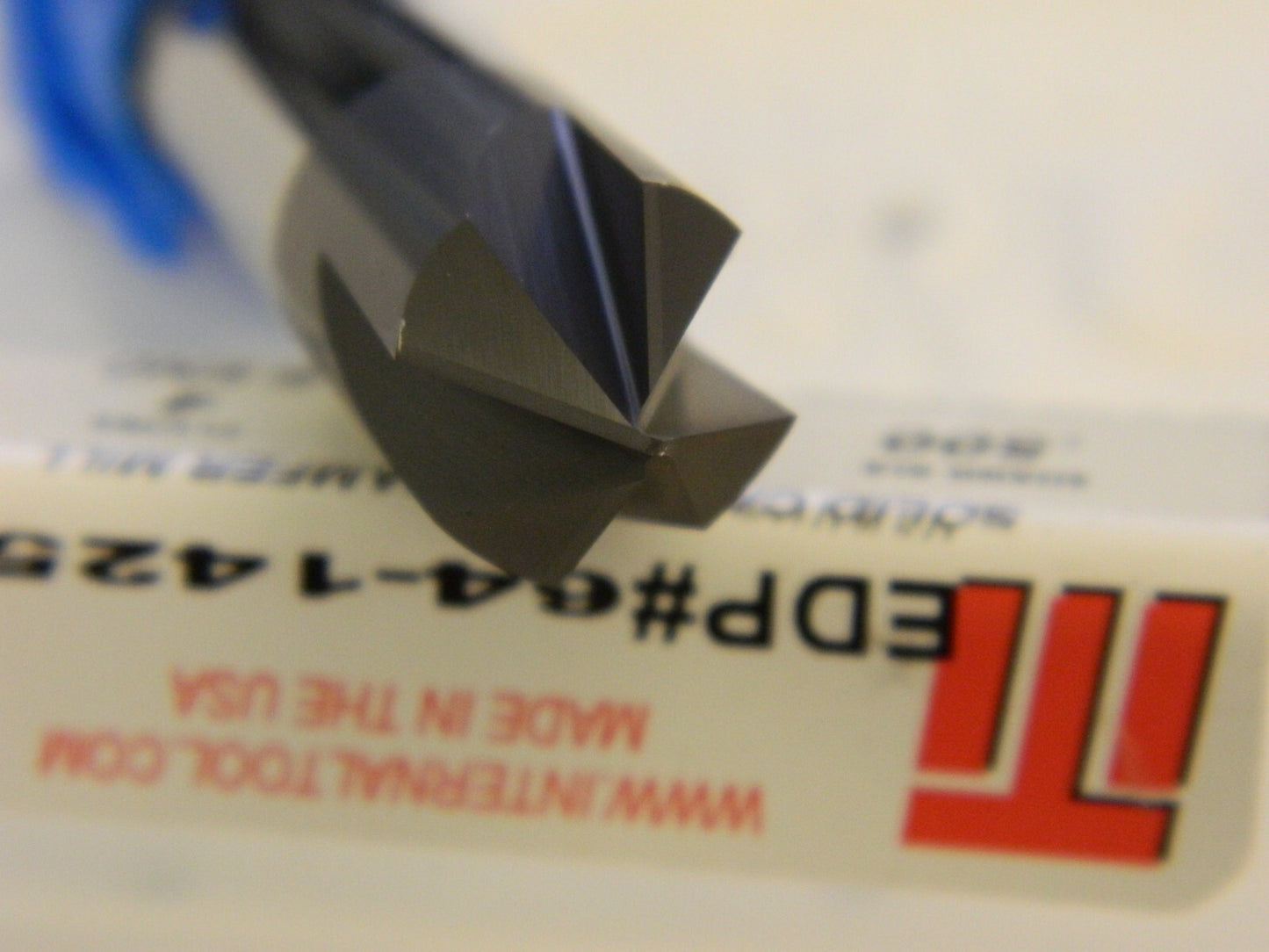 Chamfer Mill: 4 Flutes, Solid Carbide 64-1425-C