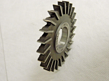 Moon Cutter HSS Side Milling Cutter 4" x 13/32" x 1-1/4" 24 Teeth