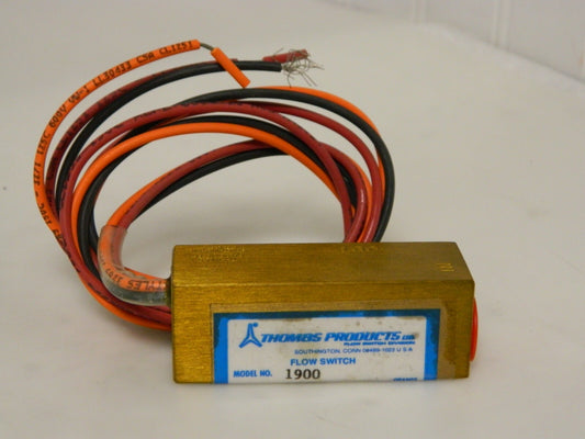 Thomas Products 18354 Fixed Set Points Brass Flow Switch 1900