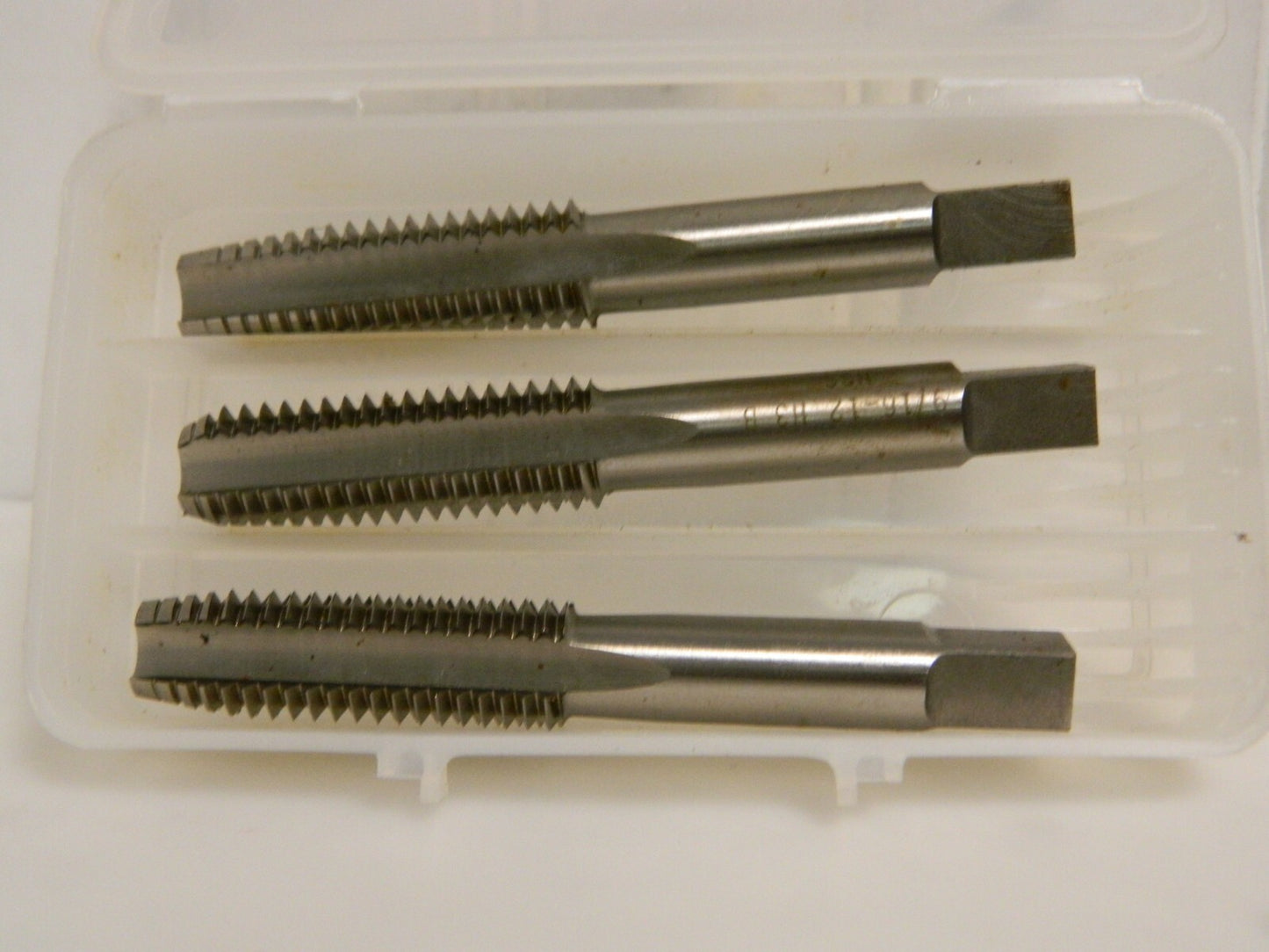 TMX HSS Tap Set 9/16-12 UNC 4 FL Bottoming Plug &amp; Taper Qty 3 5-750-0225