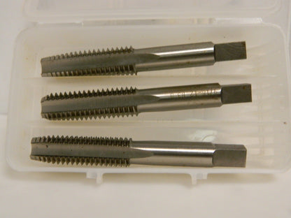 TMX HSS Tap Set 9/16-12 UNC 4 FL Bottoming Plug &amp; Taper Qty 3 5-750-0225