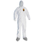 KleenGuard Disposable Coveralls: Liquid &amp; Particle Protection, Sz L 25PK 489