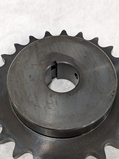 U.S. TSUBAKI Finished Bore Sprocket: 24T, 3/4" Pitch, 1-7/16" Bore Dia