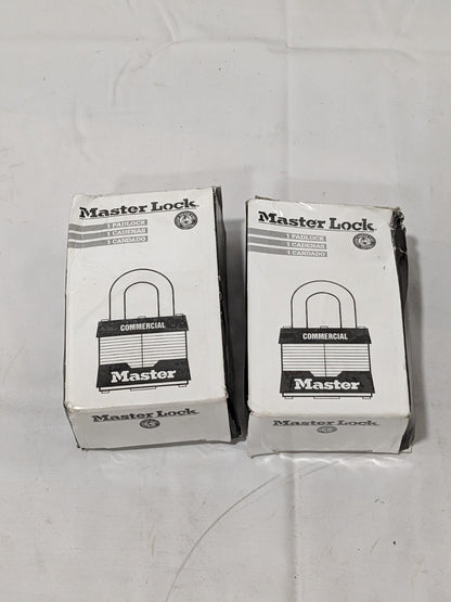 Master Lock Padlock: Laminated Steel, Keyed Different, 2" Wide Qty 2 #5