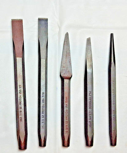 Proto 12 Piece Punch & Chisel Set W/ Modular Foam Insert Holder J2S2K